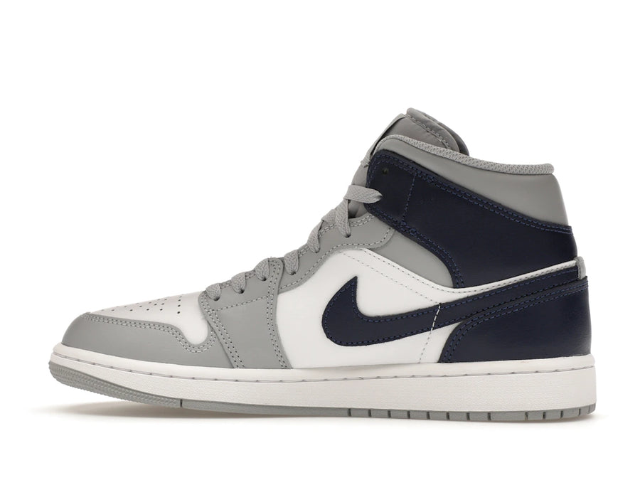 Jordan 1 Mid Wolf Gray Midnight Navy