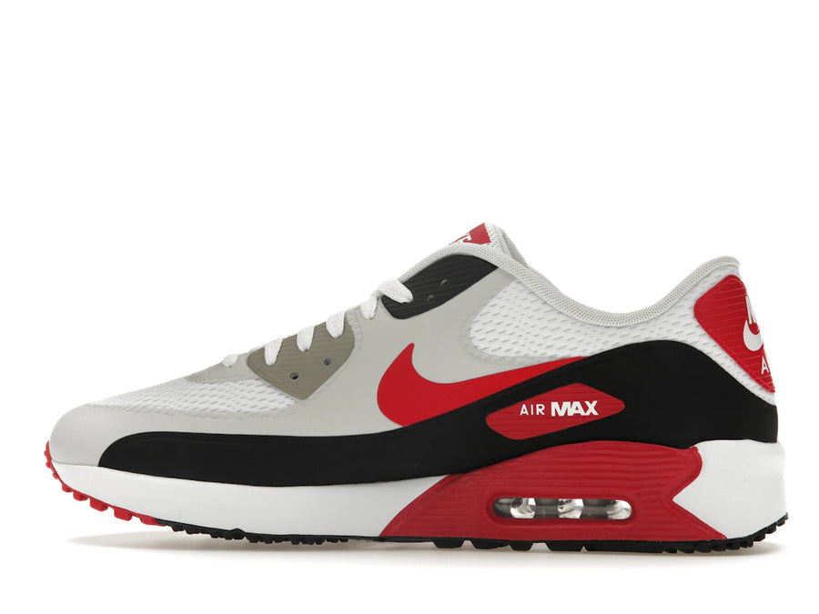 Nike Air Max 90 Golf Blanc Noir Rouge Université