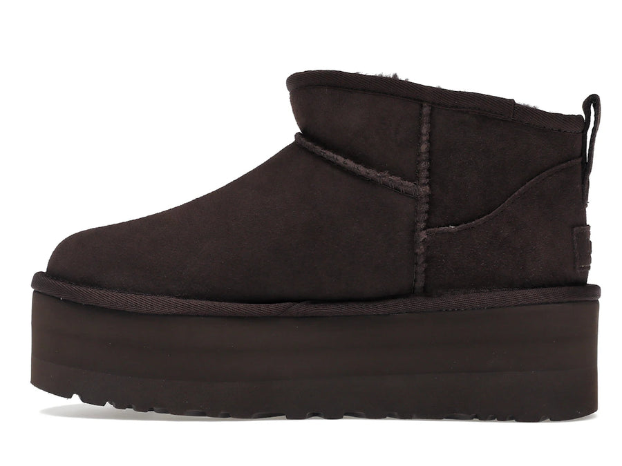 Bottes UGG Classic Ultra Mini Platform couleur cèdre brûlé (Femme)