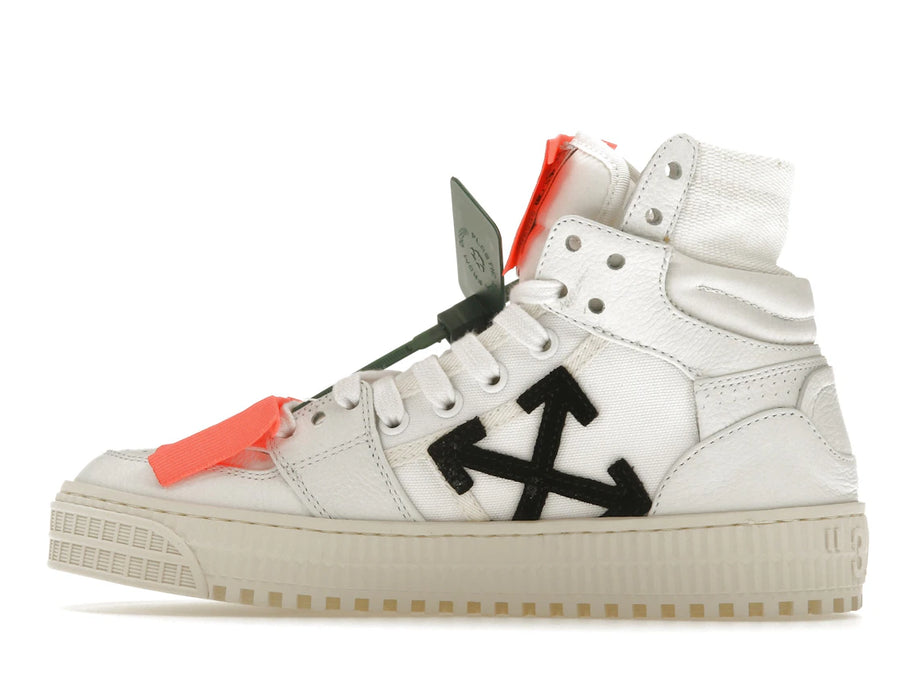OFF-WHITE Off Court 3.0 Leather Canvas White White Orange (Women's)
