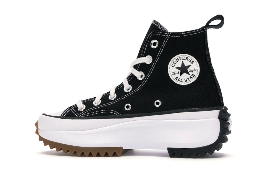 Converse Run Star Hike Hi Noir Blanc Gomme