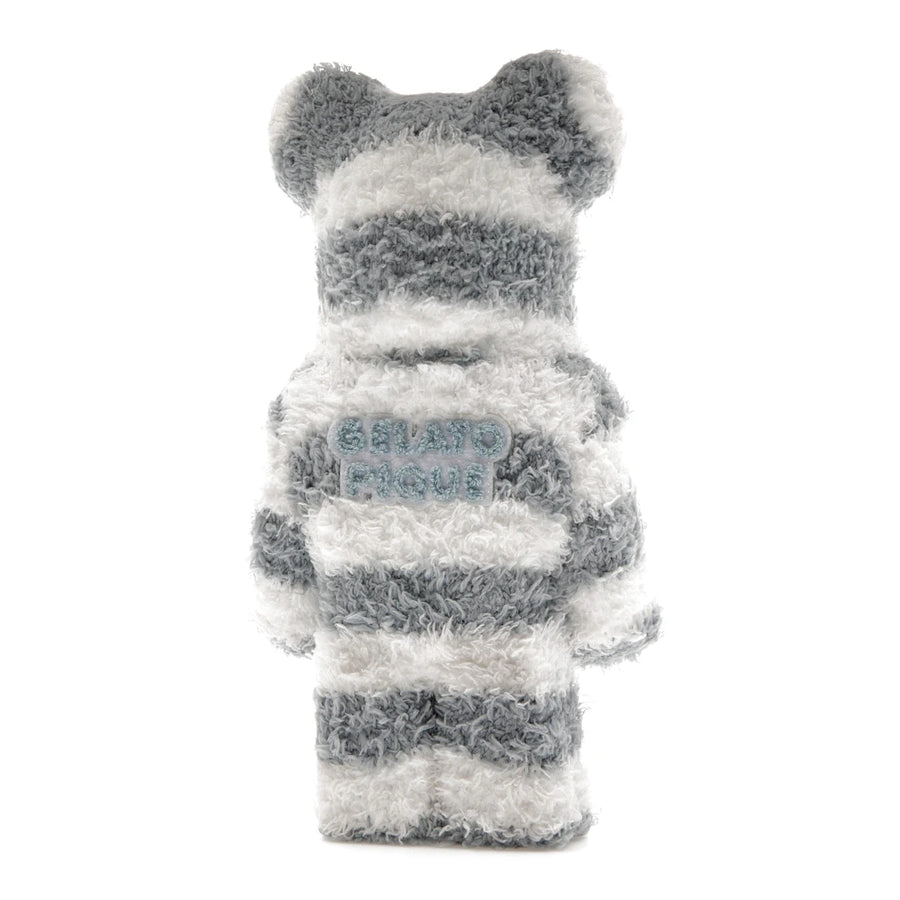 Bearbrick x Gelato Pique Pajamas 400% White/Blue