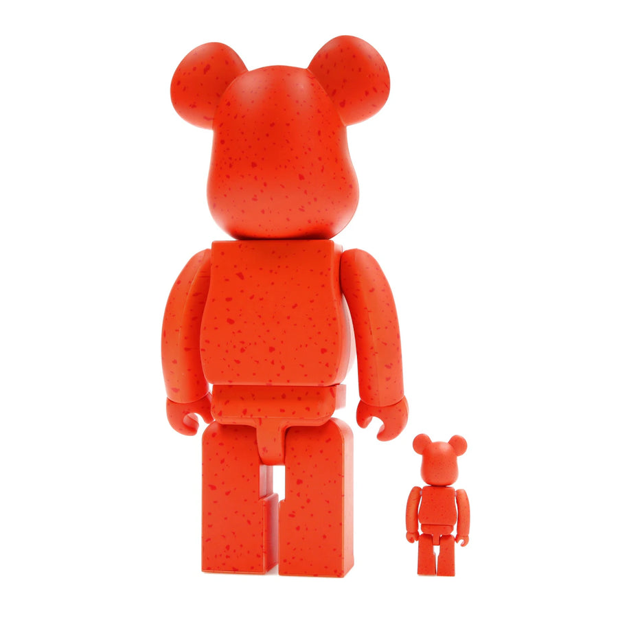 Ensemble Bearbrick x Concepts Homard Orange 100 % et 400 %