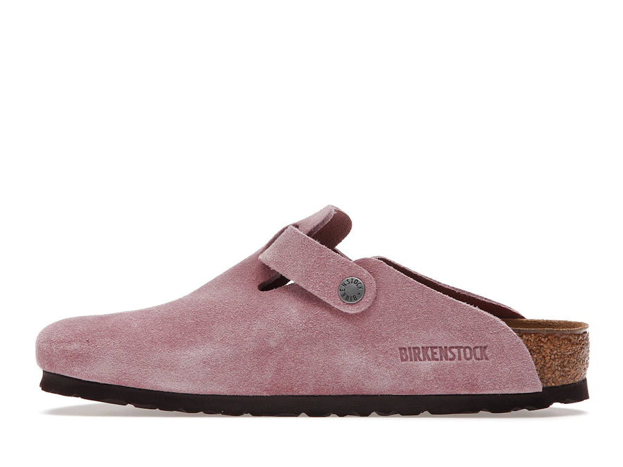 Sabots Birkenstock Boston Stussy rose poudré (2021)