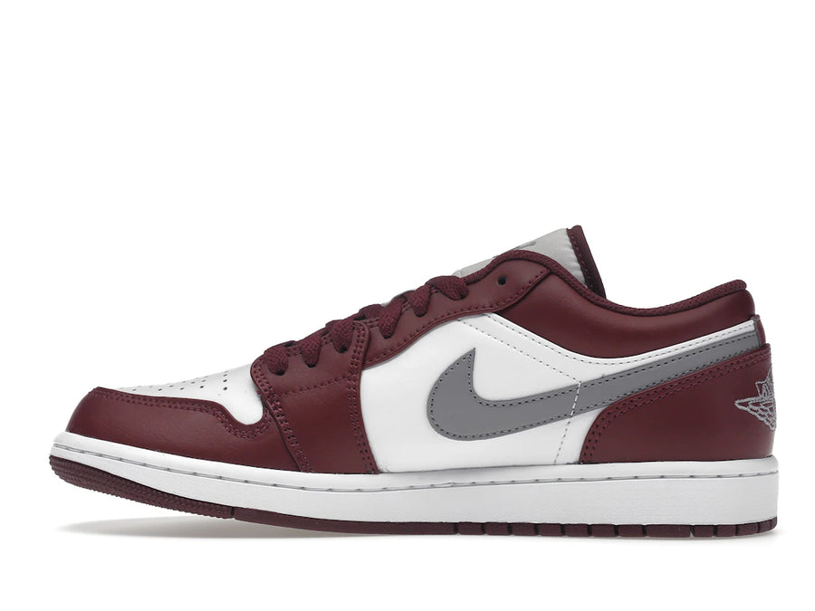 Jordan 1 Low Blanc Bordeaux