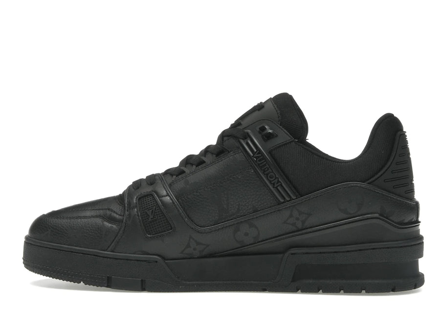 Baskets Louis Vuitton LV noires monochromes