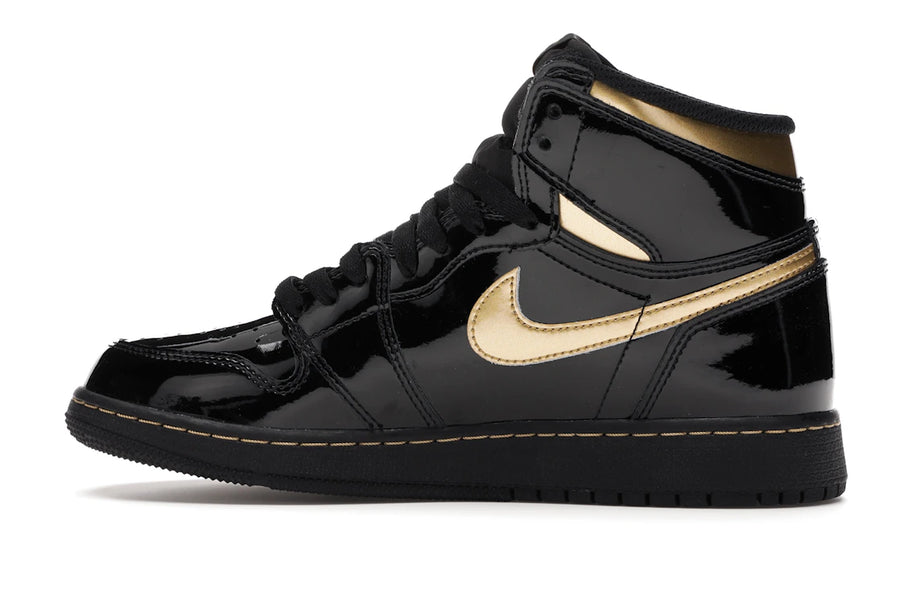 Jordan 1 Retro High Noir Or Métallisé (2020) (GS)