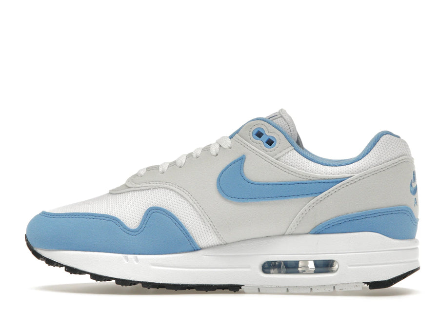 Nike Air Max 1 Blanc Bleu Université