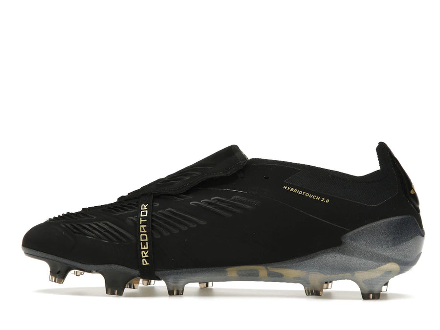 adidas Predator Elite à languette repliable FG Core Black Carbon Gold Metallic