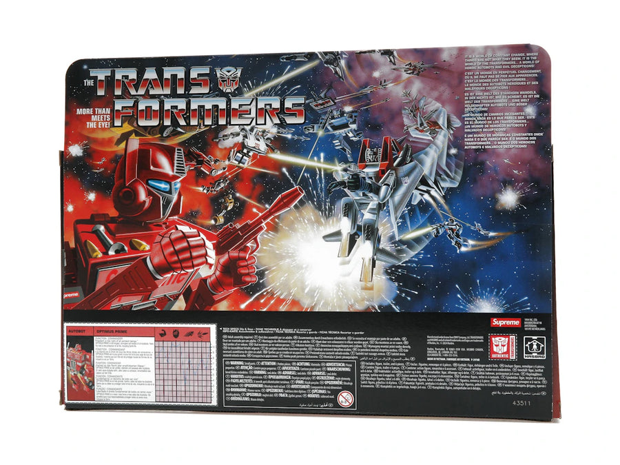 Supreme Transformers G1 Optimus Prime Figure Red