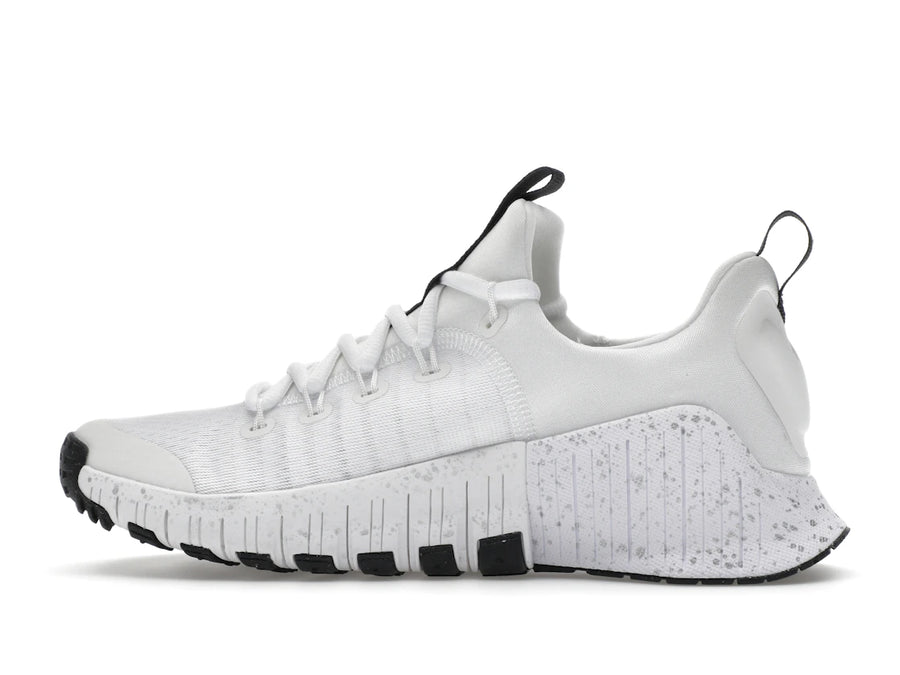 Nike Free Metcon 6 White Metallic Silver Light Smoke Grey Black (Women's)