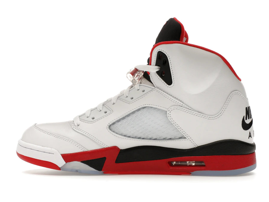 Jordan 5 Retro Fire Red Black Tongue (2025)