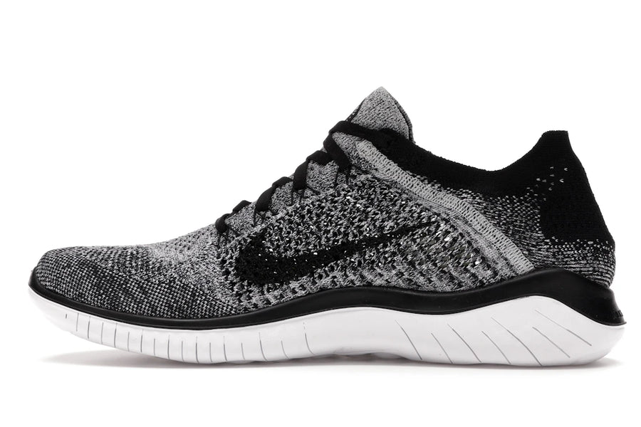 Nike Free RN Flyknit 2018 Noir Blanc Ombre