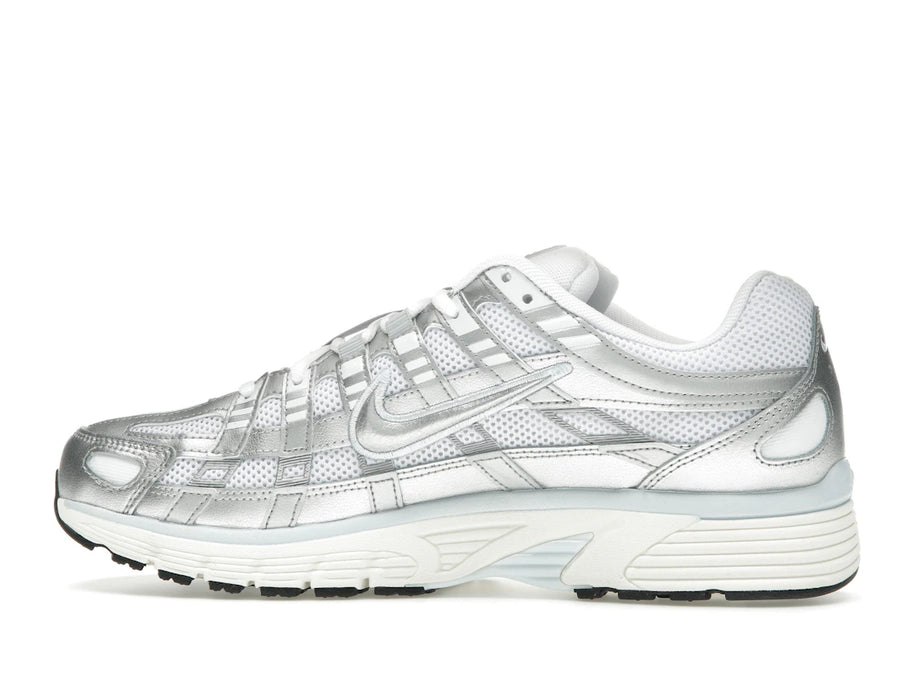 Nike P-6000 White Blue Tint Sail Metallic Silver (Women's)