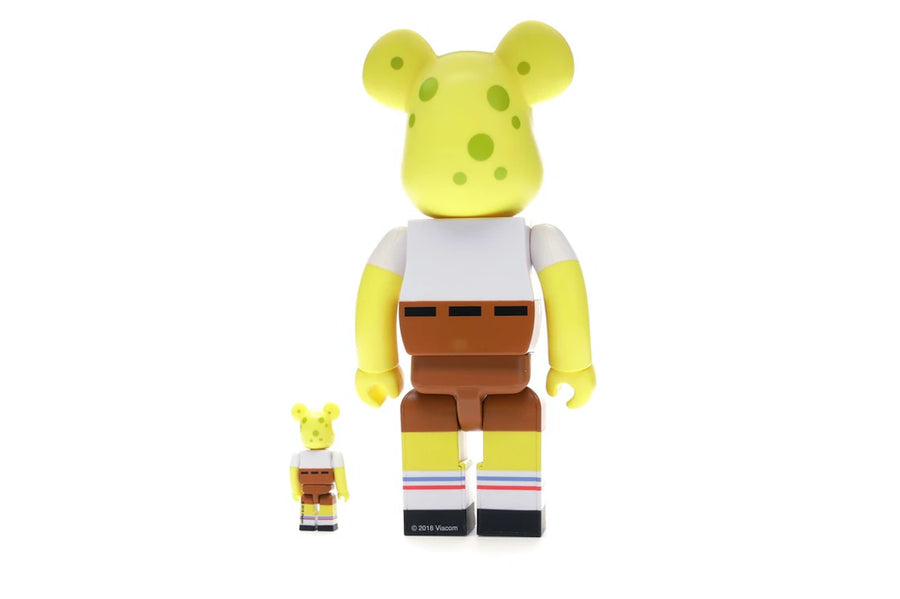 Bearbrick Spongebob 100% &amp; 400% Set Yellow
