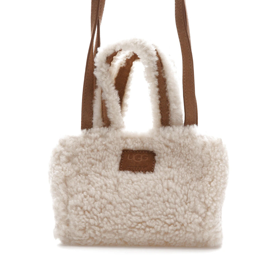 Sac cabas inversé Telfar x UGG, petit modèle, couleur naturelle