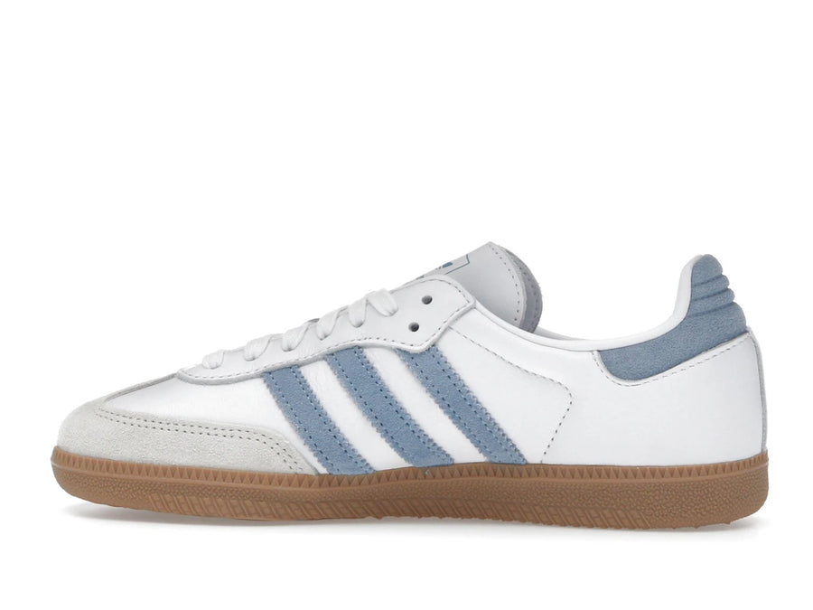 adidas Samba OG Blanc Alumine Bleu Cendre (Femme)