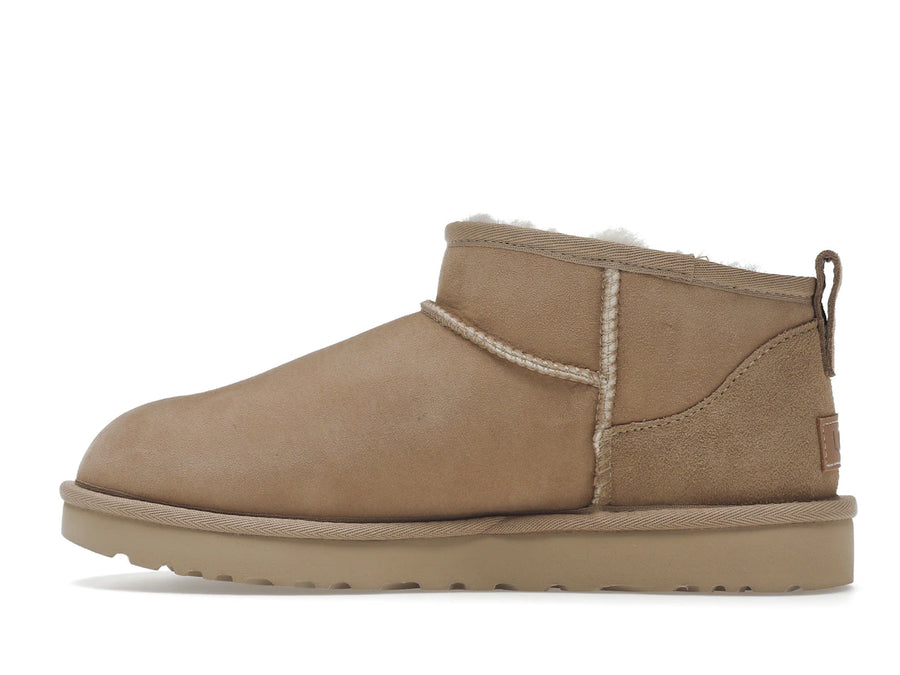 Bottes UGG Classic Ultra Mini couleur sable (Femme)