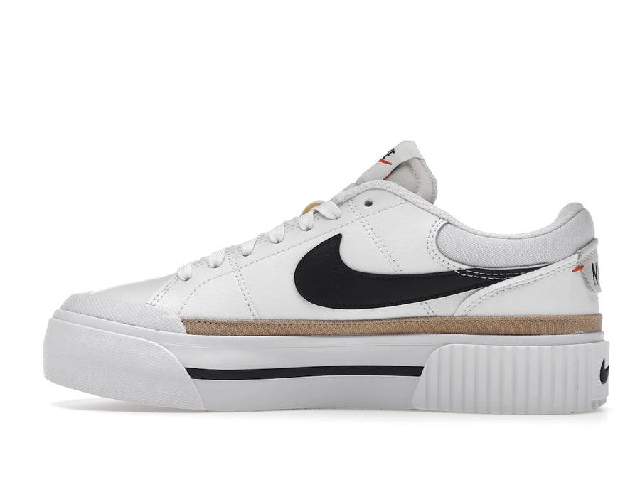 Nike Court Legacy Lift Blanc Noir (Femme)