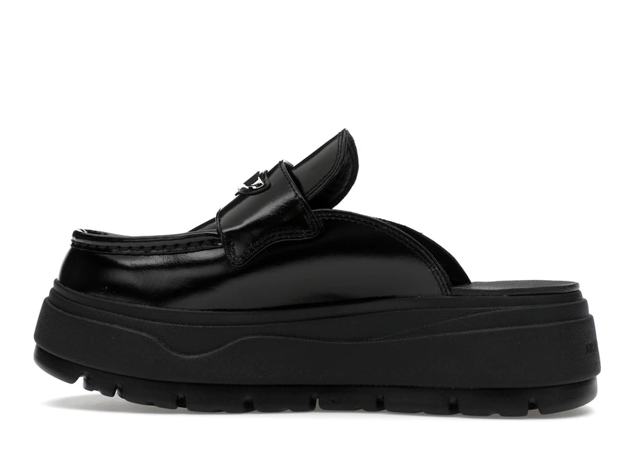 Mule Jordan Noir Argent Métallisé (Femme)