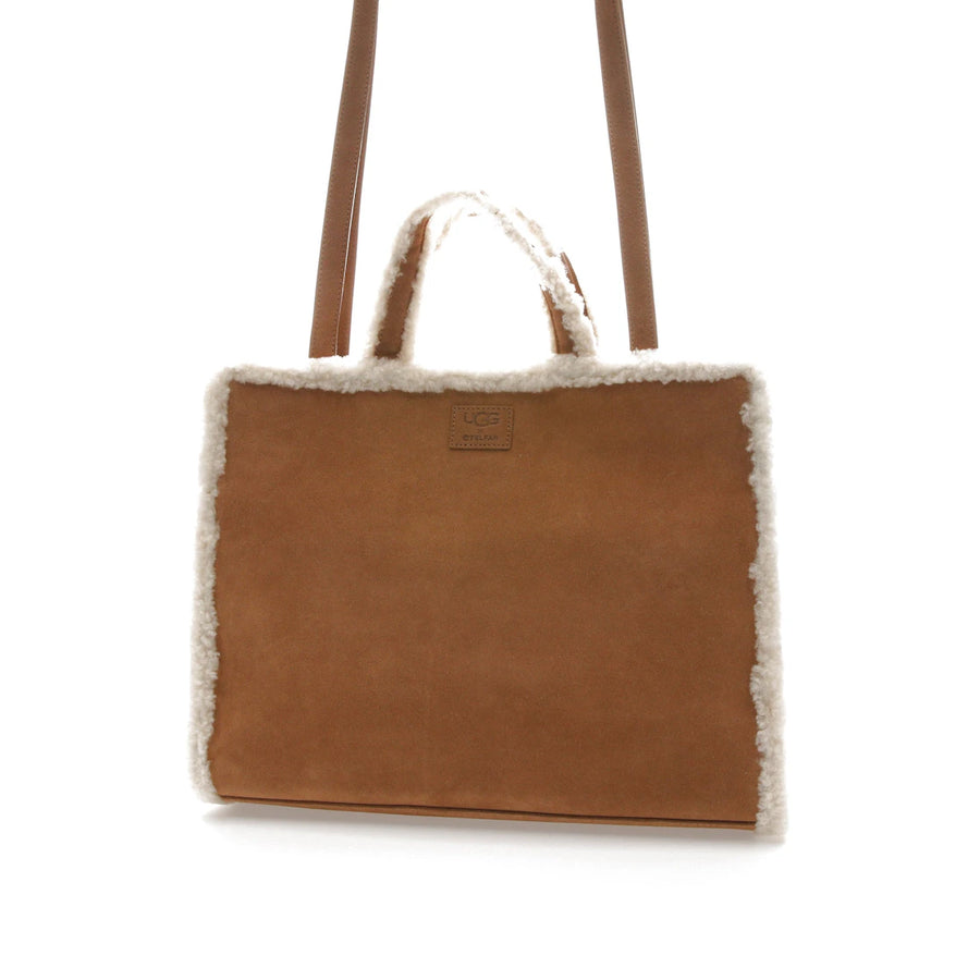 Telfar x UGG Shopping Bag Medium Chestnut
