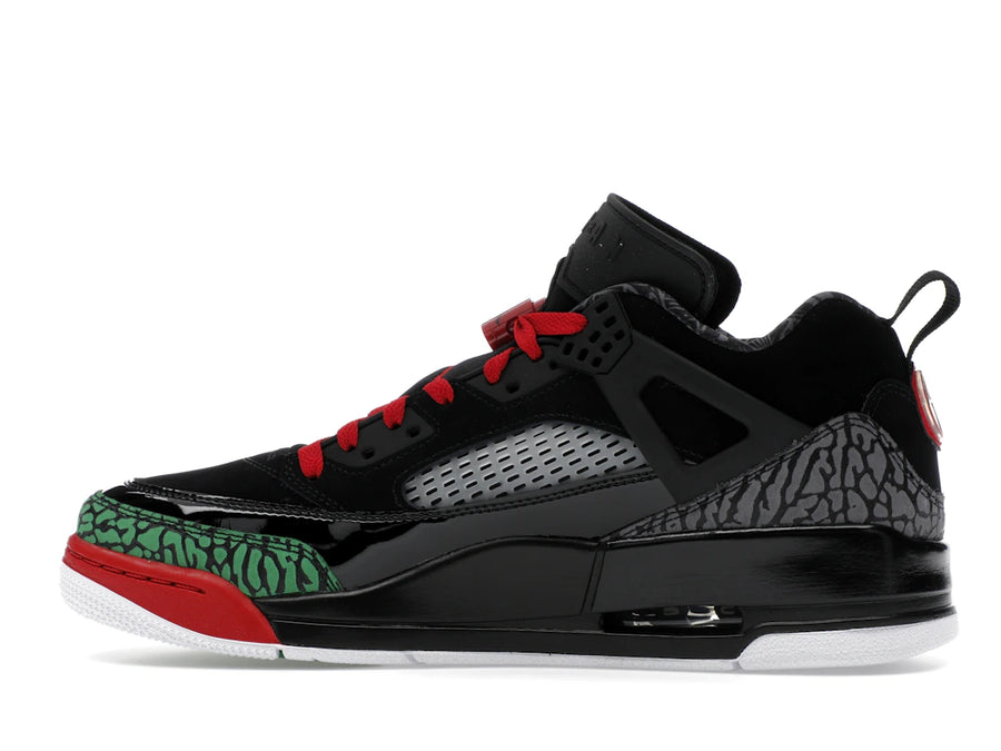 Jordan Spizike Low Black Classic Green White Varsity Red