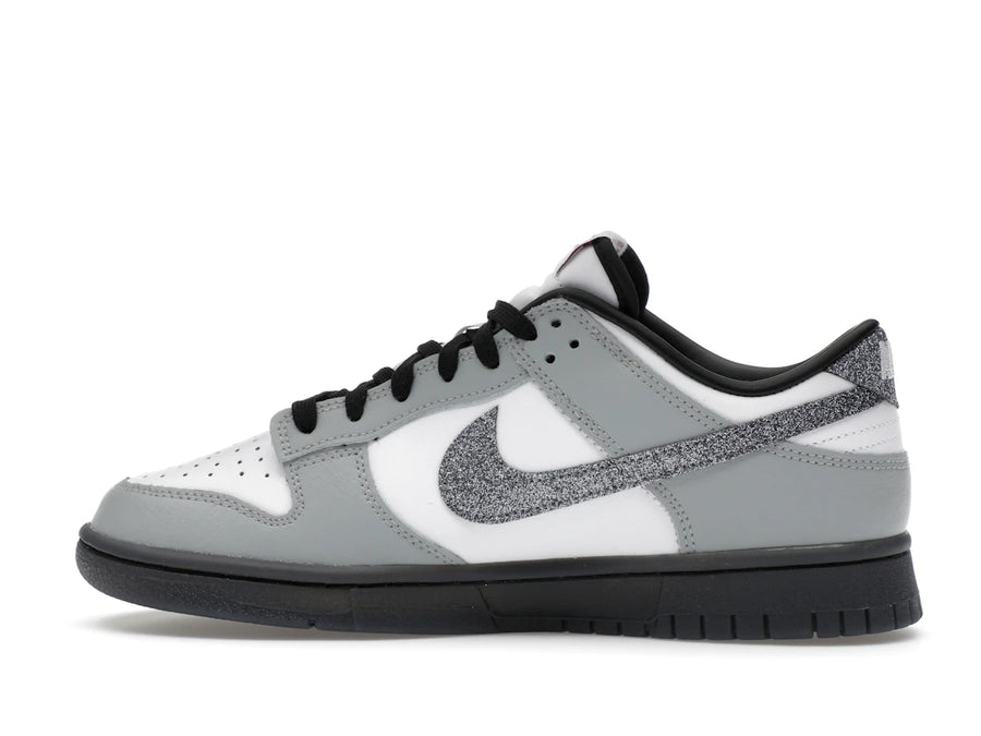 Nike Dunk Low LX Glitter Swoosh Blanc Gris fumé clair (Femme)