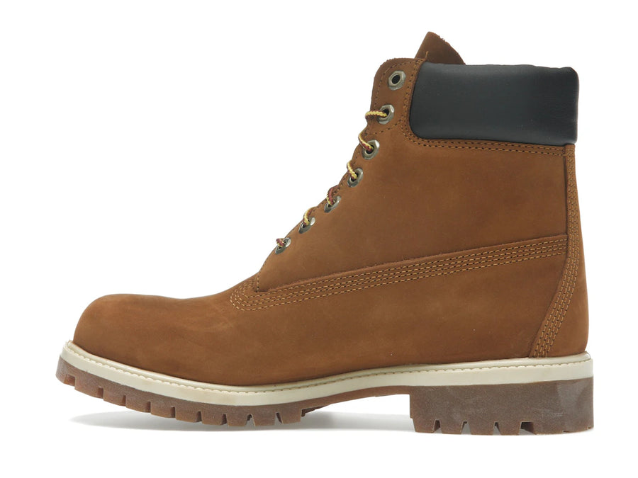 Timberland Premium 6 Inch Lace Up Waterproof Dark Wheat Nubuck