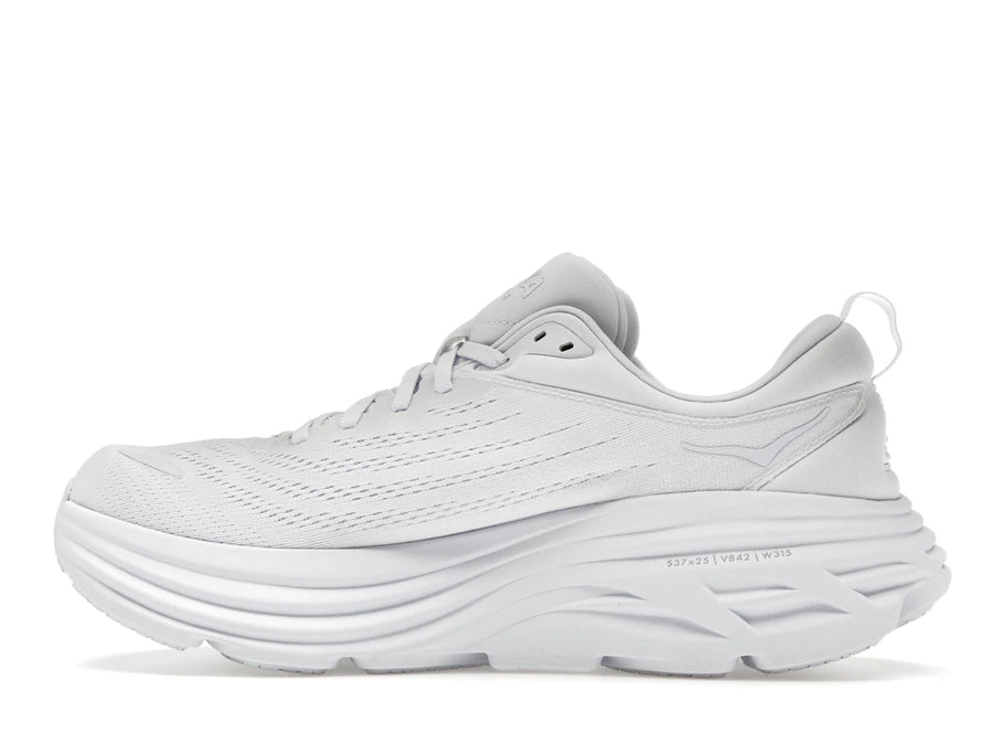 Hoka One One Bondi 8 Triple Blanc