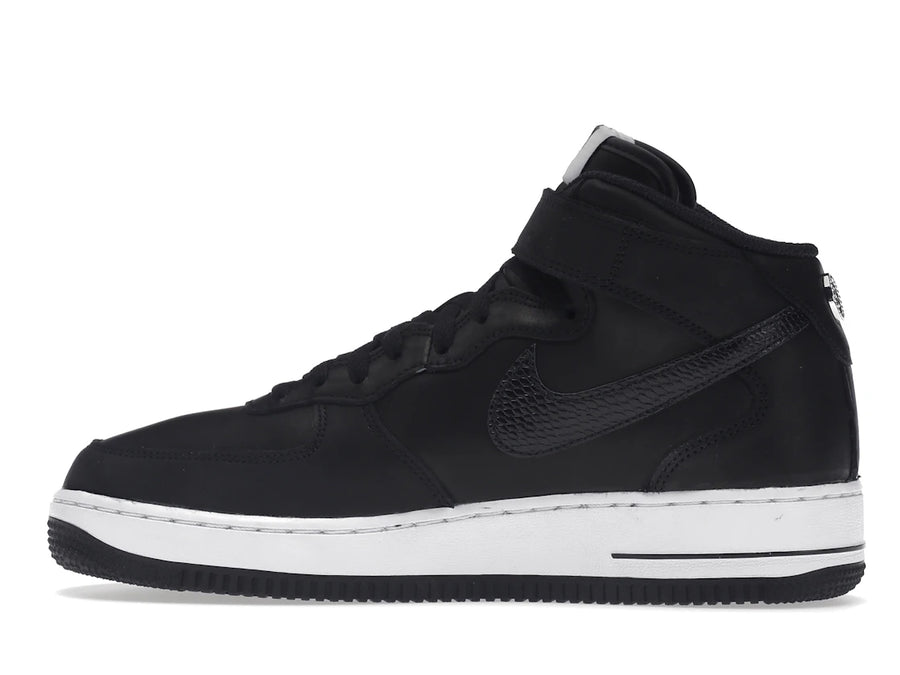 Nike Air Force 1 Mid Stussy Noir Blanc