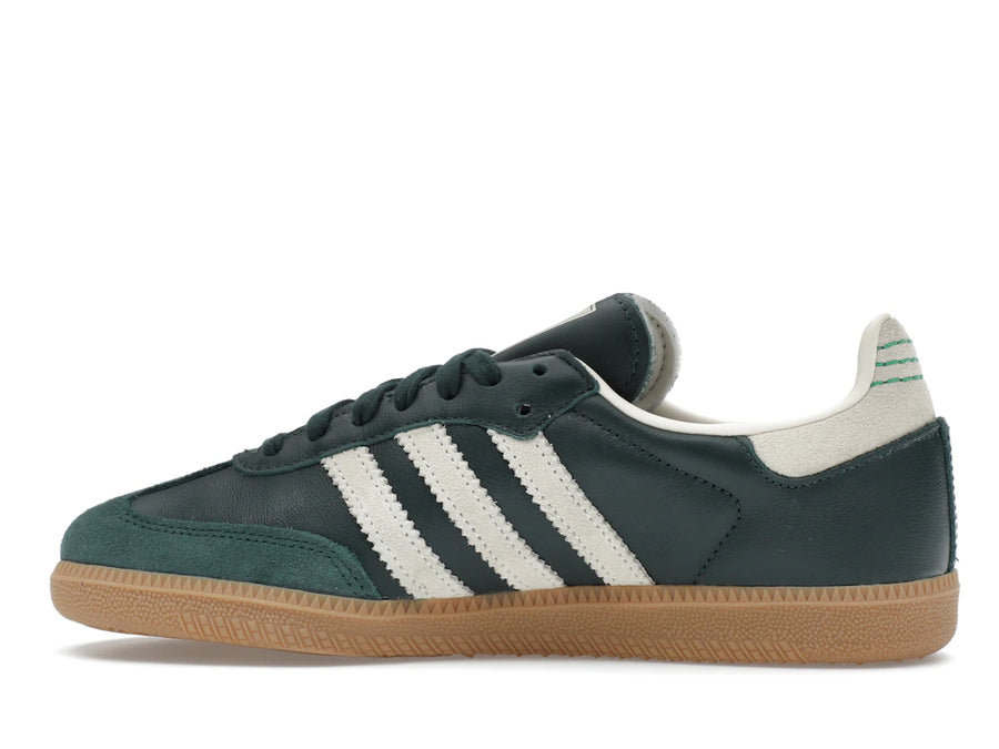 adidas Samba OG Vert Ombre Crème Blanc Or Métallisé