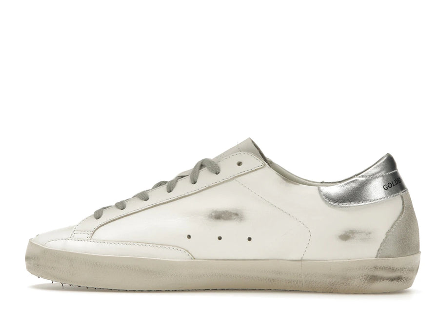 Golden Goose Super Star Blanc Argent