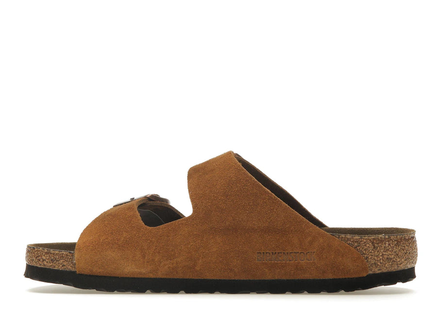 Birkenstock Arizona à semelle souple en daim et vison