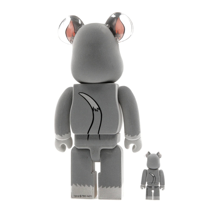 Bearbrick Tom et Jerry : Coffret Tom Flocky 100 % et 400 %
