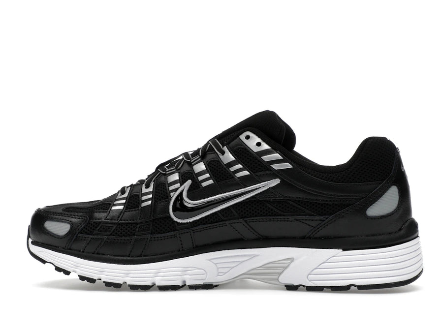 Nike P-6000 Noir Blanc Argent Métallisé
