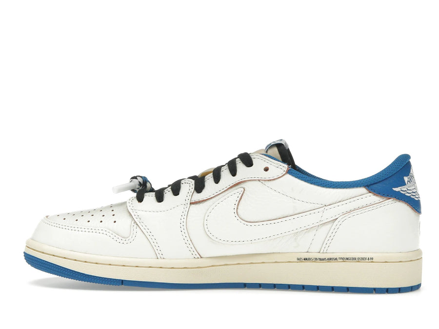 Jordan 1 Retro Low OG SP Fragment x Travis Scott Sail Military Blue