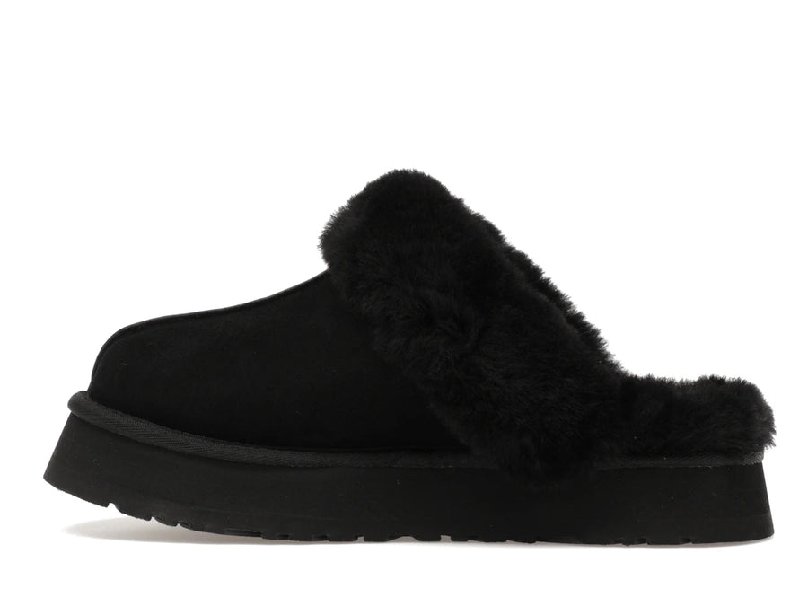 Pantoufles UGG Discette noires (femme)
