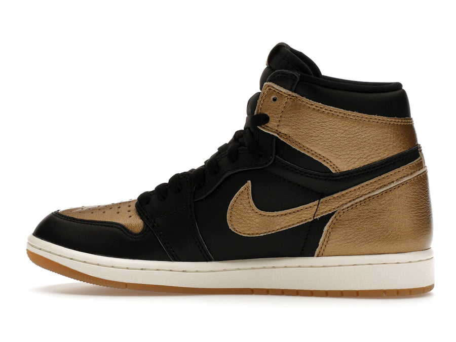 Jordan 1 Retro High OG Noir Or Métallisé