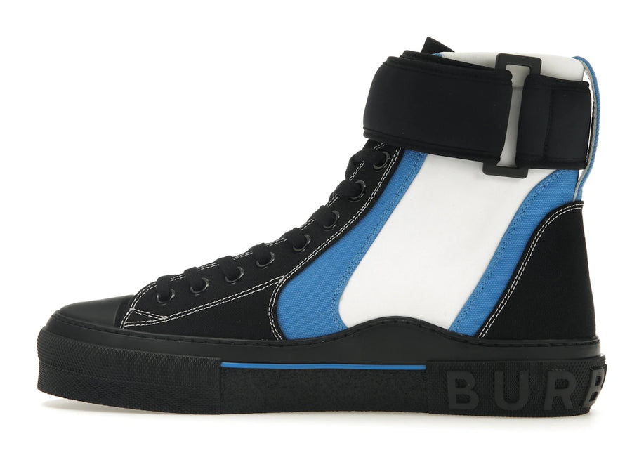 Burberry Sub High-Top Laced-Up Trainers Black Blue White