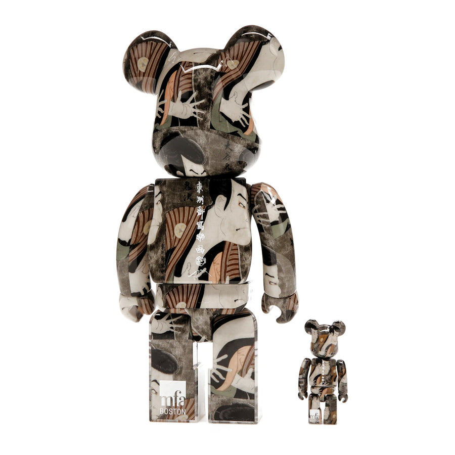Bearbrick Sharaku Toshusai (Otani Oniji III as Yakko Edobei) 100% & 400% Set
