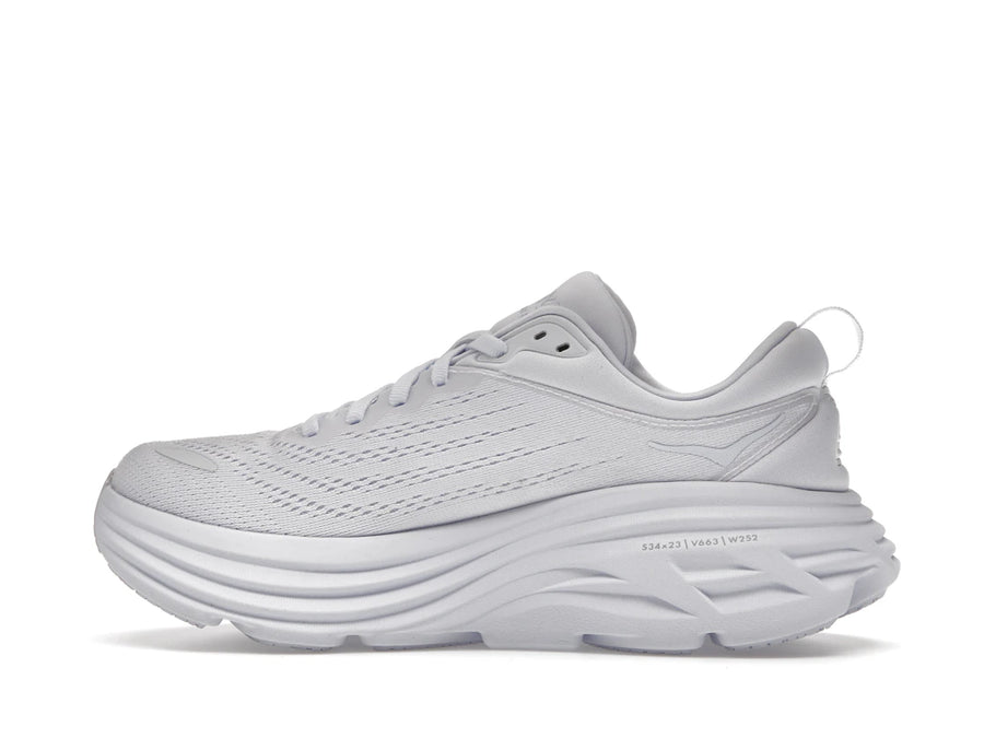 Hoka One One Bondi 8 Triple Blanc (Femme)