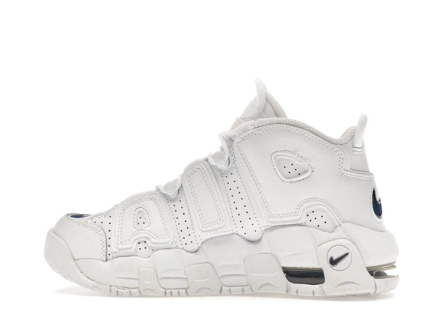 Nike Air More Uptempo Blanc Minuit Marine (GS)
