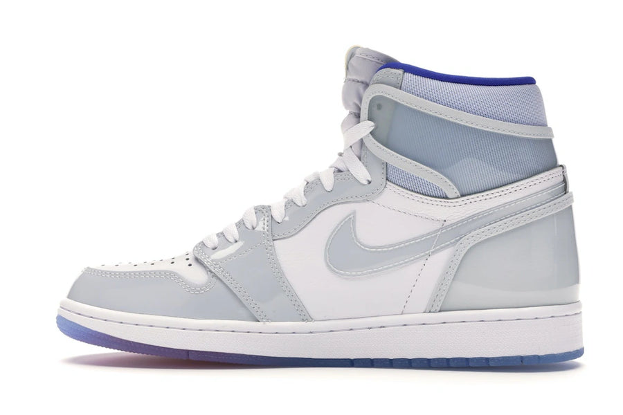Jordan 1 Retro High Zoom Blanc Racer Bleu