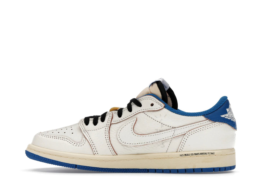 Jordan 1 Retro Low OG SP Fragment x Travis Scott Sail Military Blue (PS)