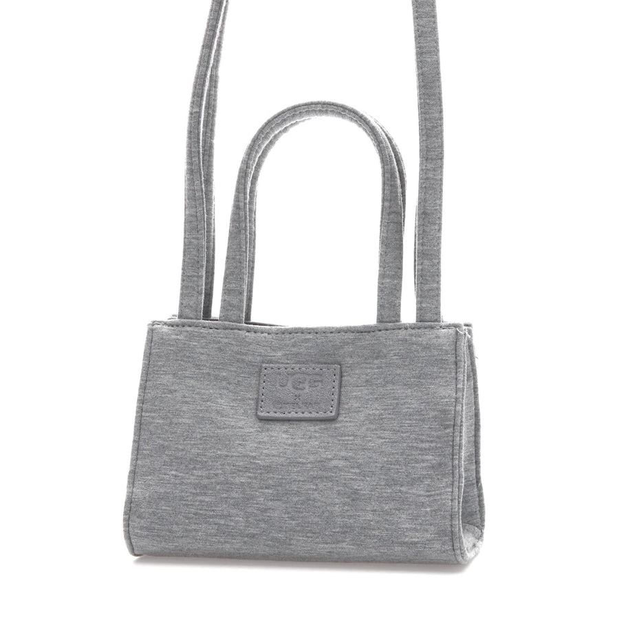 Sac cabas Telfar x UGG en polaire, petit modèle, gris chiné