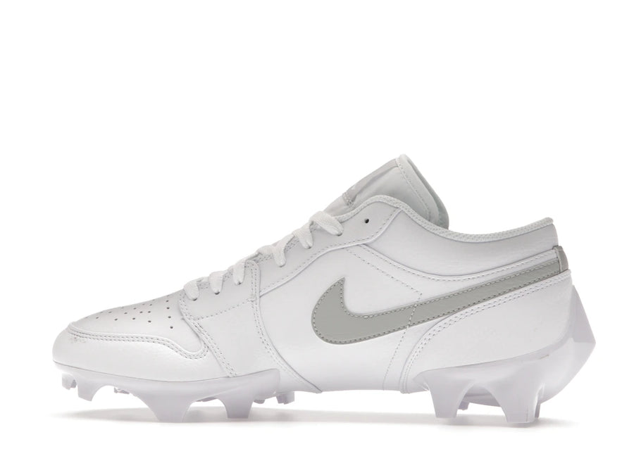 Crampons Jordan 1 Low TD Blanc Gris Brume