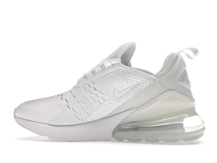 Nike Air Max 270 White Metallic Silver (GS)