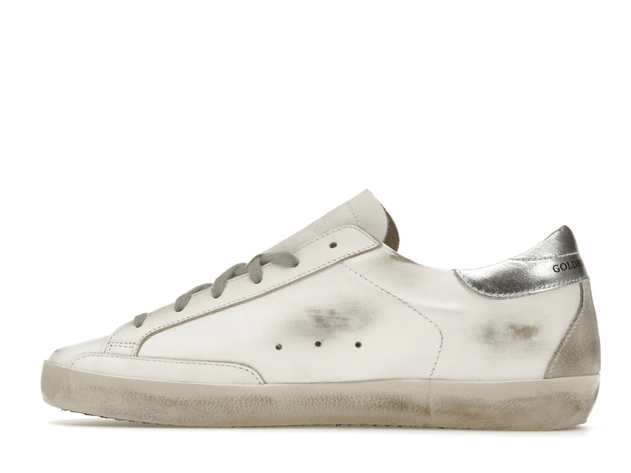 Golden Goose Super-Star Blanc Argent (Femme)