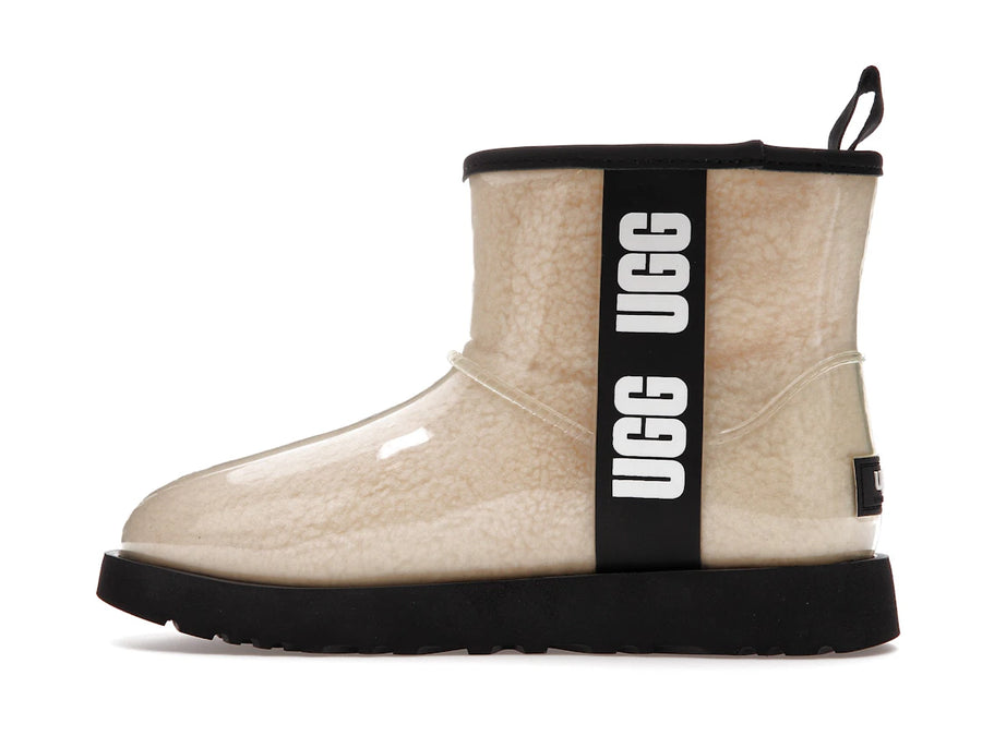 Bottes UGG Classic Clear Mini Naturel Noir (Femme)