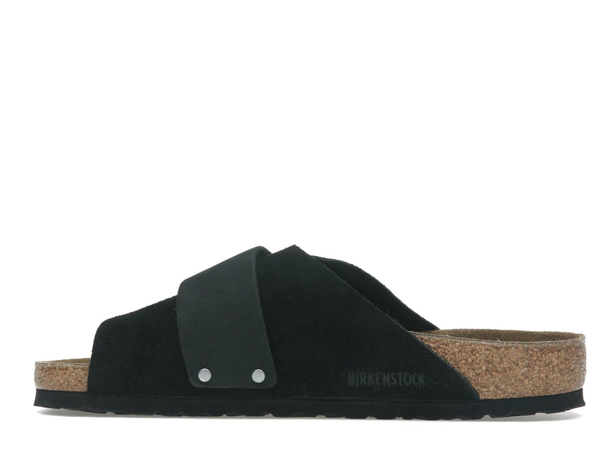 Birkenstock Kyoto en daim nubuck noir